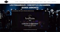 Desktop Screenshot of les-funambules.com