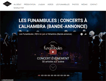 Tablet Screenshot of les-funambules.com